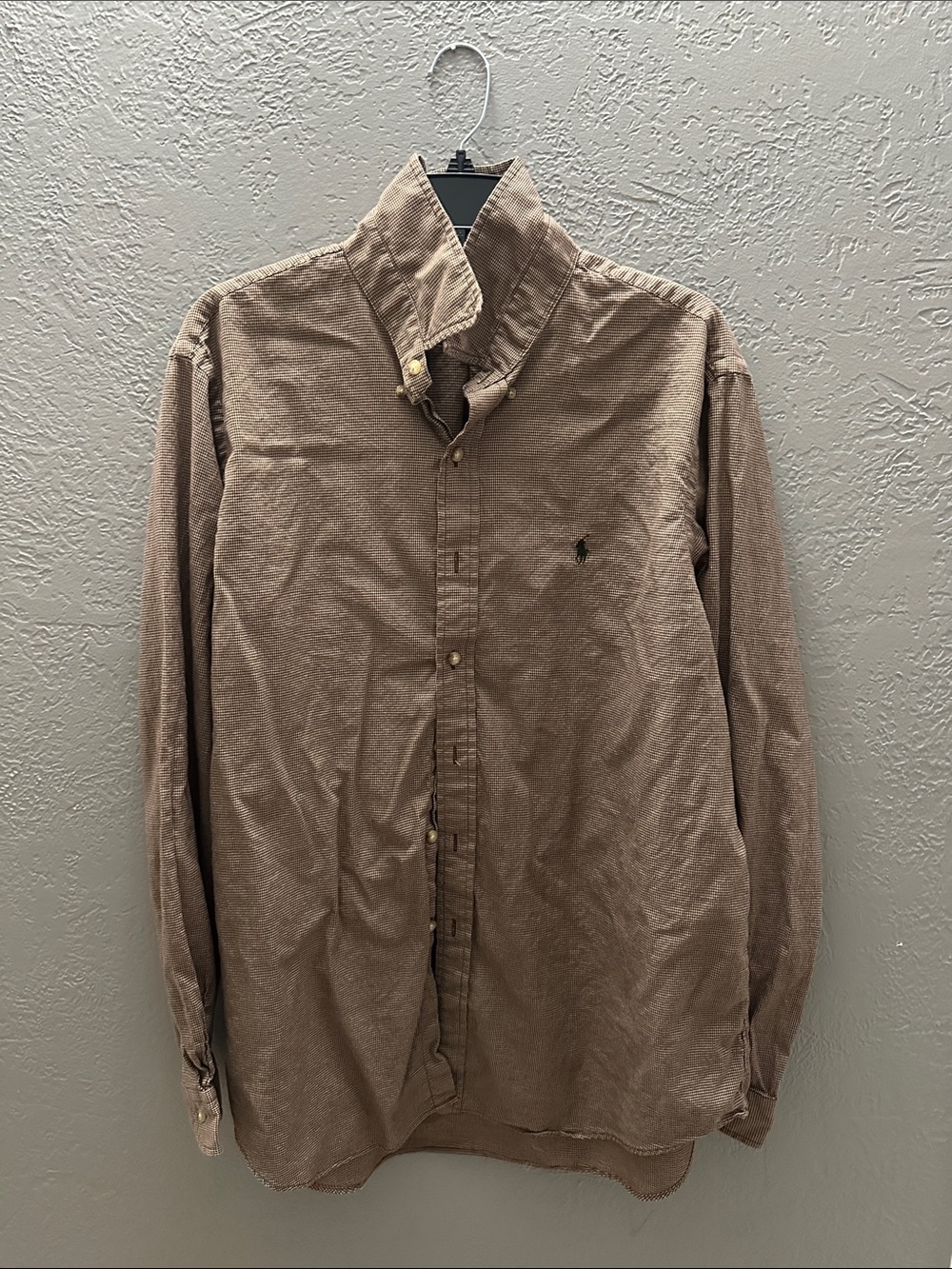 Ralph Lauren Tan Button-Down  Shirt